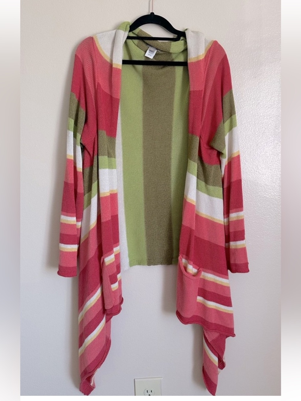 J. Jill Multicolor Striped Cardigan‎ xl - Picture 6 of 6